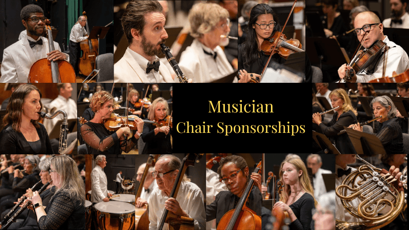 Musician Chair Sponsorships collage
